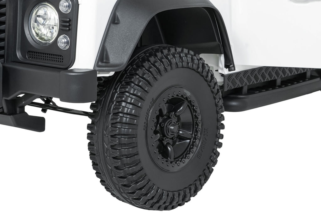 Elektrické autíčko Land Rover Defender 110 SVX Concept 24 V – biele
