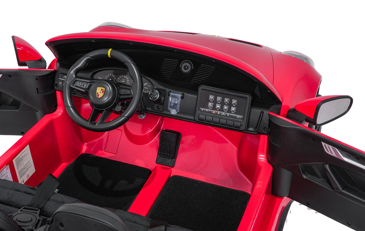 Elektrické autíčko Porsche 911 GT 3 STRONG červená