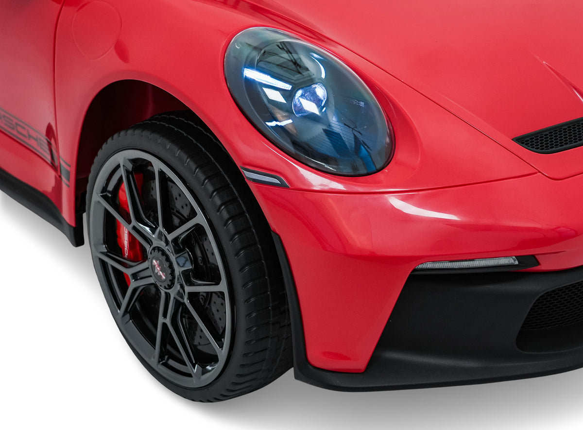 Elektrické autíčko Porsche 911 GT 3 červená MP4