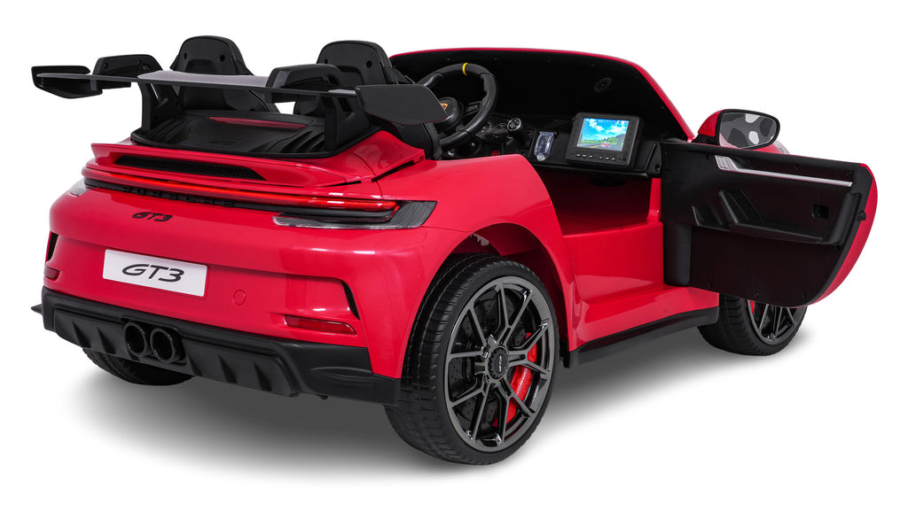 Elektrické autíčko Porsche 911 GT 3 červená MP4
