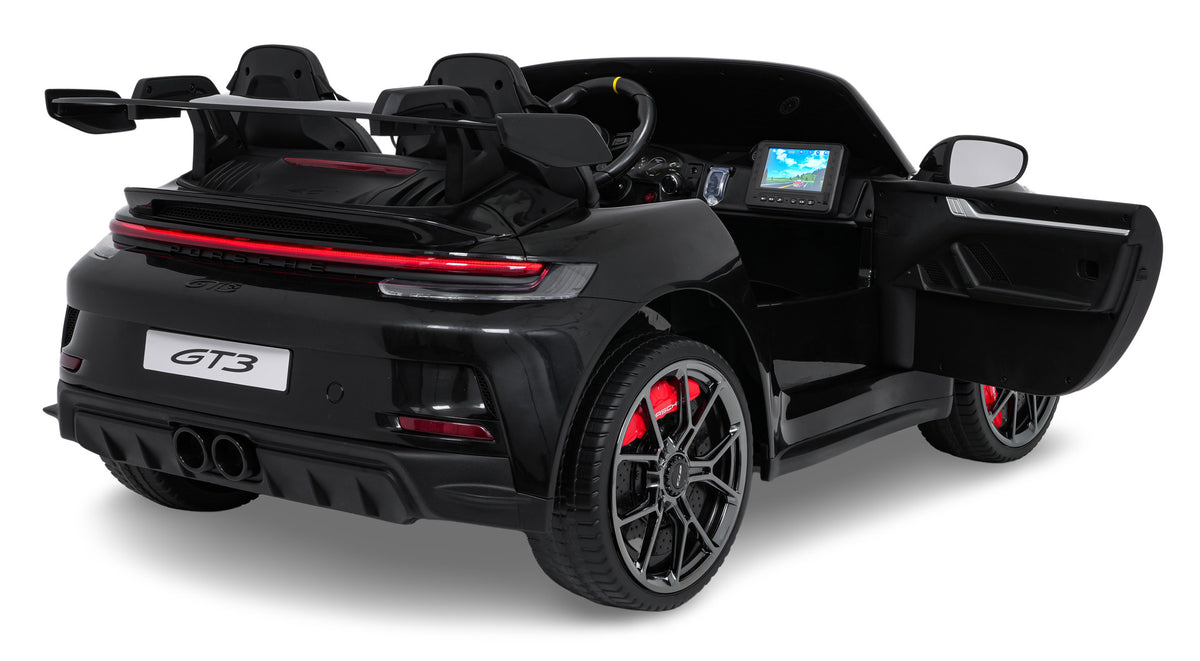 Elektrické autíčko Porsche 911 GT 3 čierna MP4