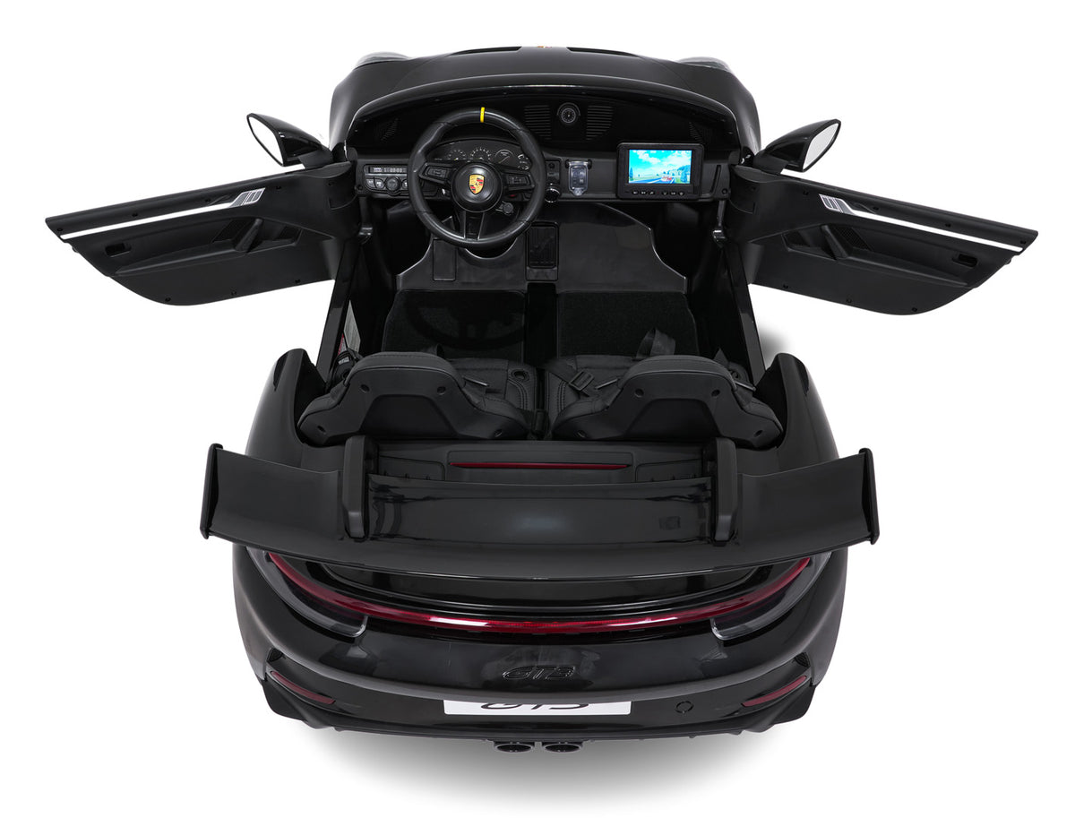 Elektrické autíčko Porsche 911 GT 3 čierna MP4