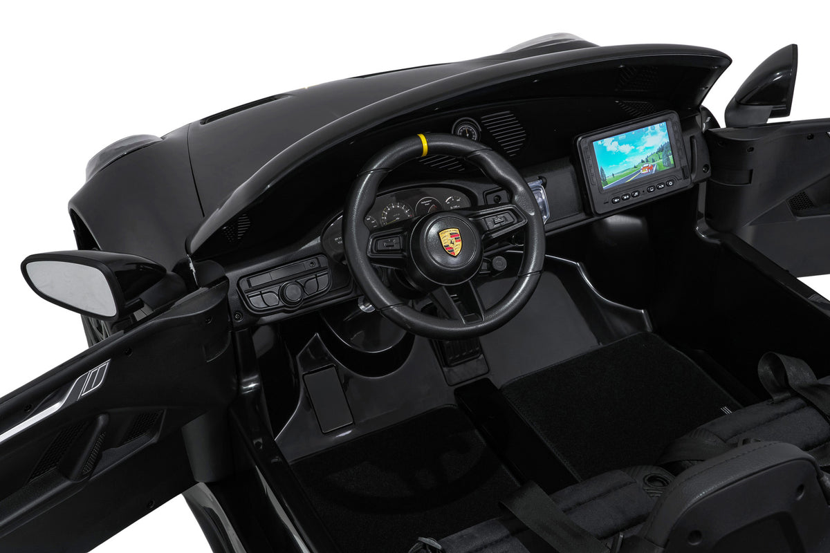 Elektrické autíčko Porsche 911 GT 3 čierna MP4