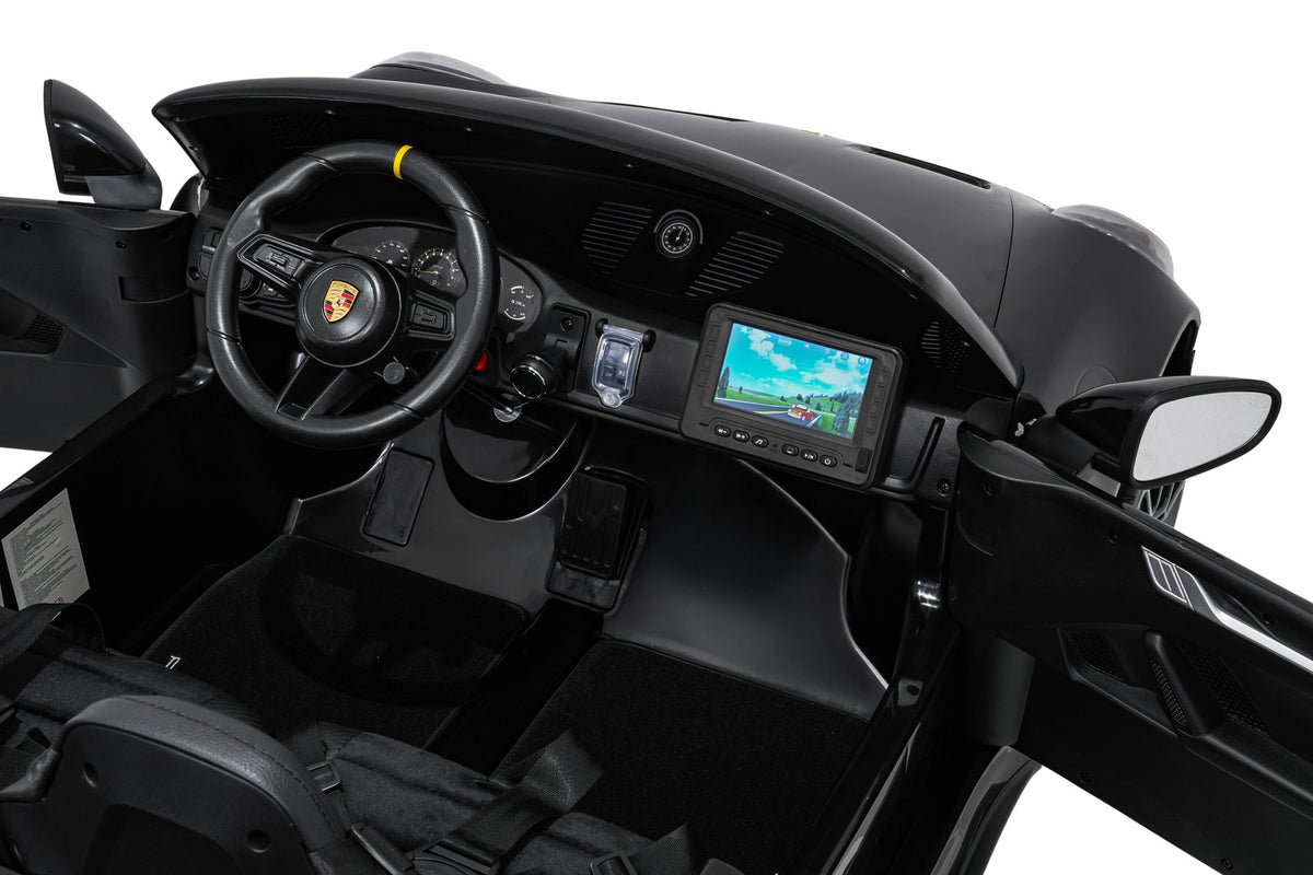 Elektrické autíčko Porsche 911 GT 3 čierna MP4