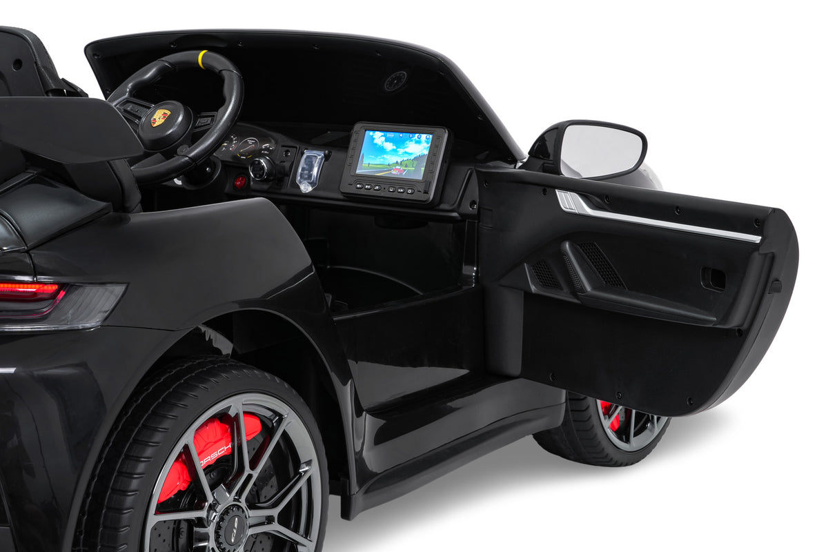Elektrické autíčko Porsche 911 GT 3 čierna MP4