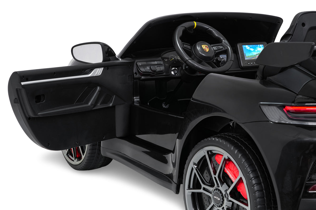 Elektrické autíčko Porsche 911 GT 3 čierna MP4