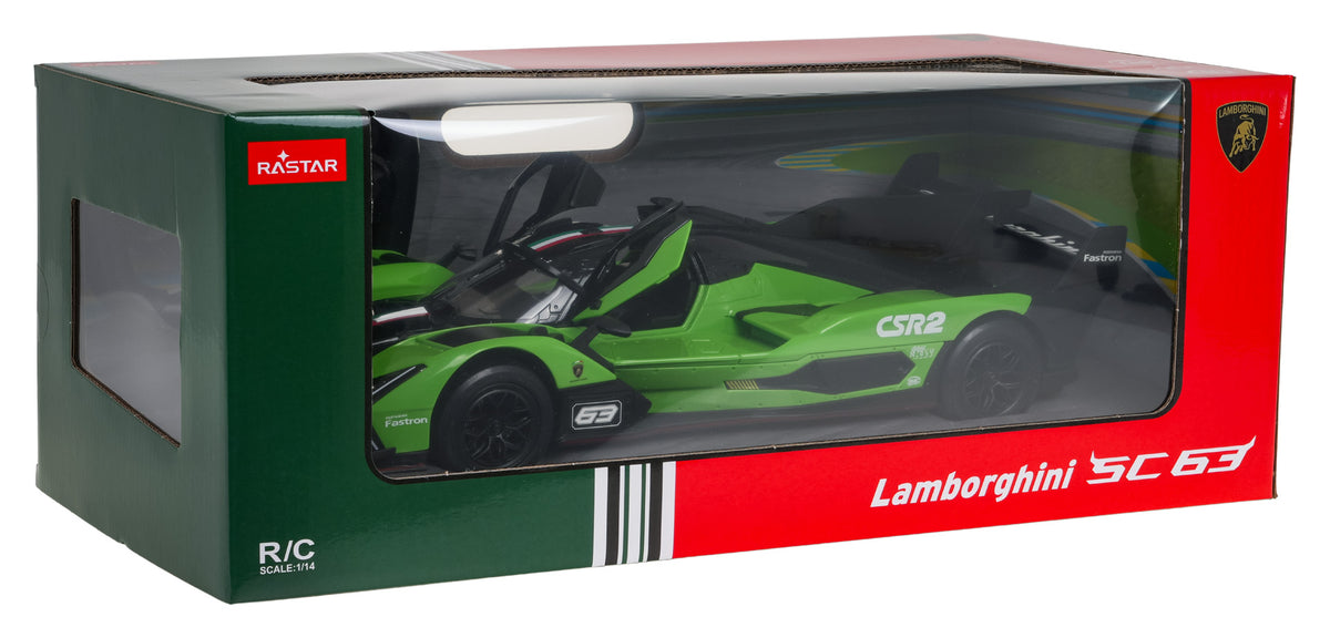 R/C Car 1:14 Lamborghini SC63 Green RASTAR