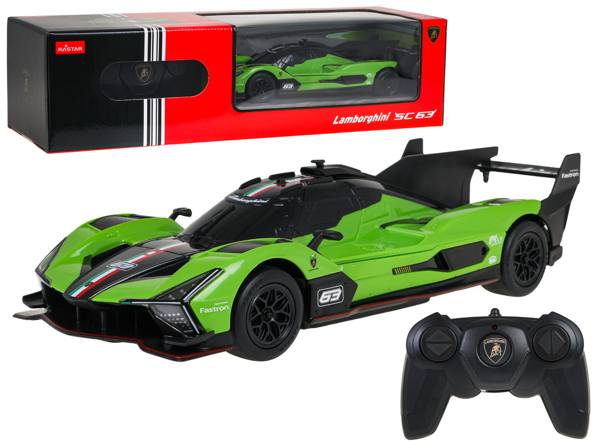 R/C Car 1:24 Lamborghini SC63 Green RASTAR