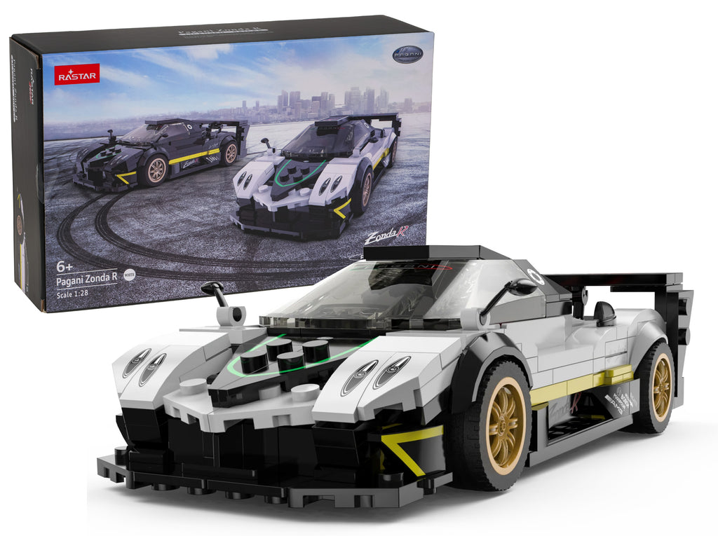 Car 1:28 Pagani Zonda R Blocks White RASTAR