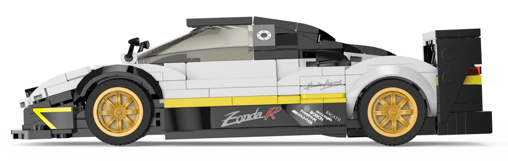 Car 1:28 Pagani Zonda R Blocks White RASTAR