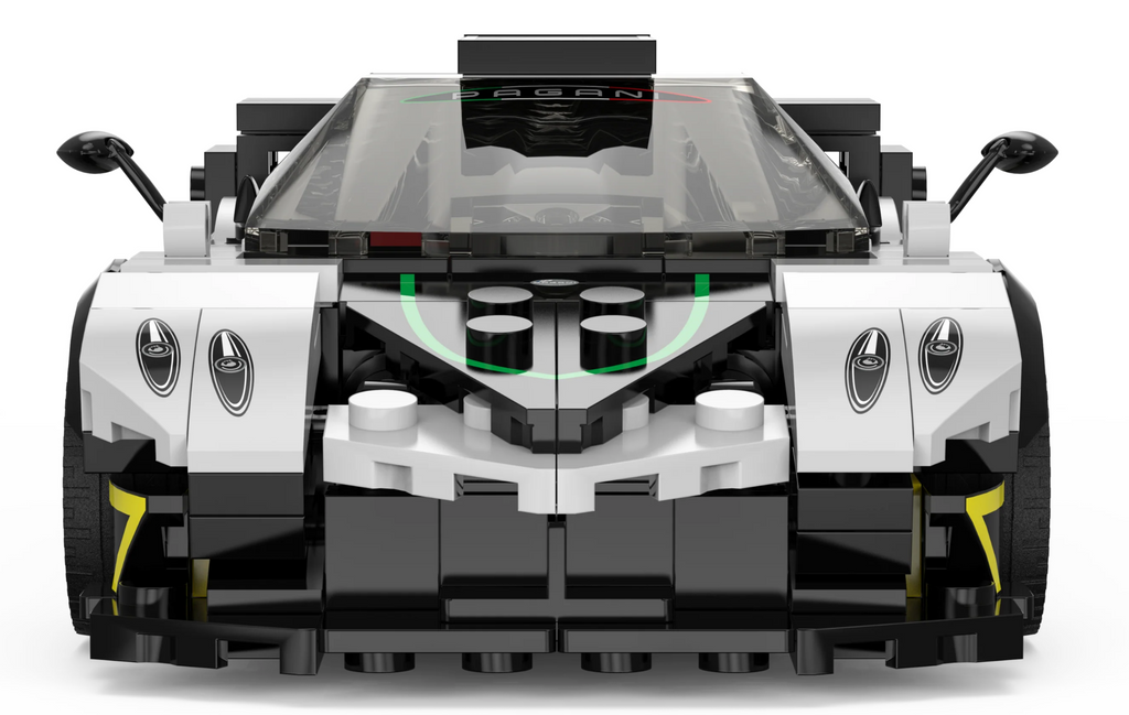 Car 1:28 Pagani Zonda R Blocks White RASTAR