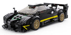 Stavebnica RASTAR Pagani Zonda R 1:28 – čierna – 387 dielov – fotografia 2
