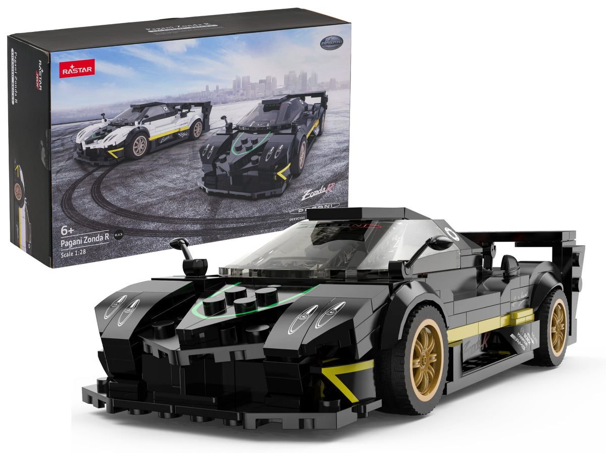 Stavebnica RASTAR Pagani Zonda R 1:28 – čierna – 387 dielov – fotografia 1