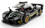 Car 1:28 Pagani Zonda R Blocks Black RASTAR