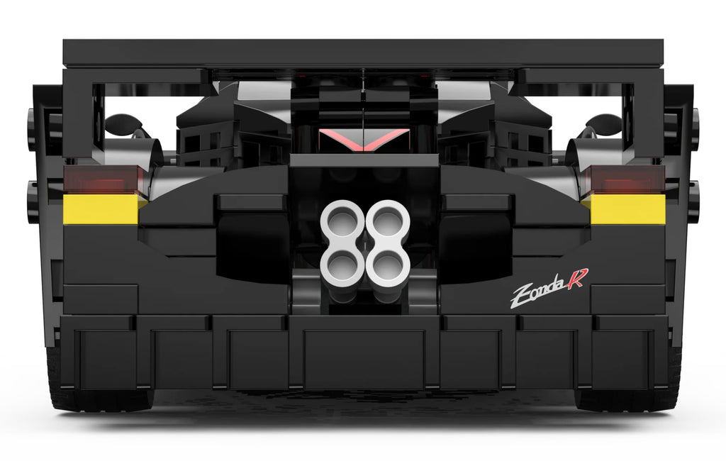 Stavebnica RASTAR Pagani Zonda R 1:28 – čierna – 387 dielov – fotografia 9