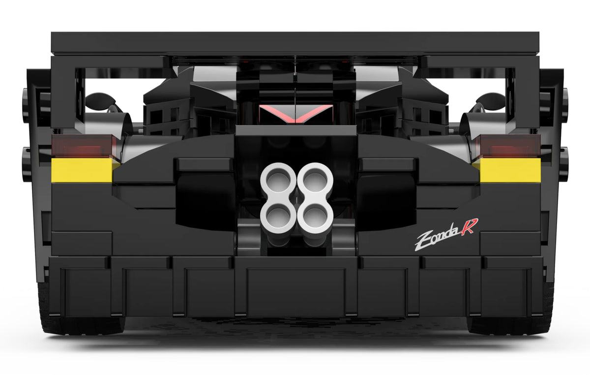 Stavebnica RASTAR Pagani Zonda R 1:28 – čierna – 387 dielov – fotografia 9