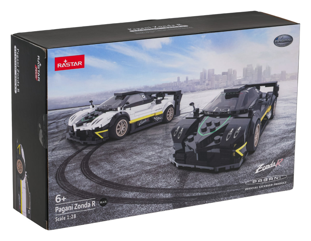 Stavebnica RASTAR Pagani Zonda R 1:28 – čierna – 387 dielov – fotografia 11