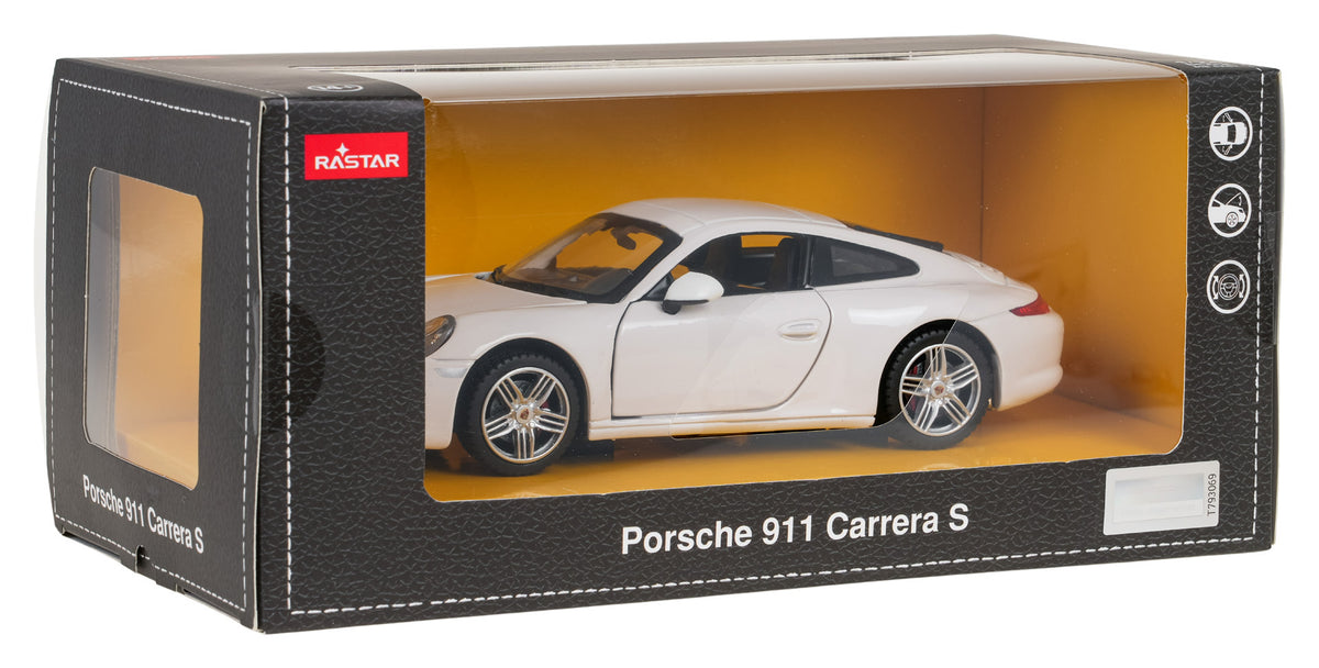 Metal Car 1:24 Porsche 911 White RASTAR