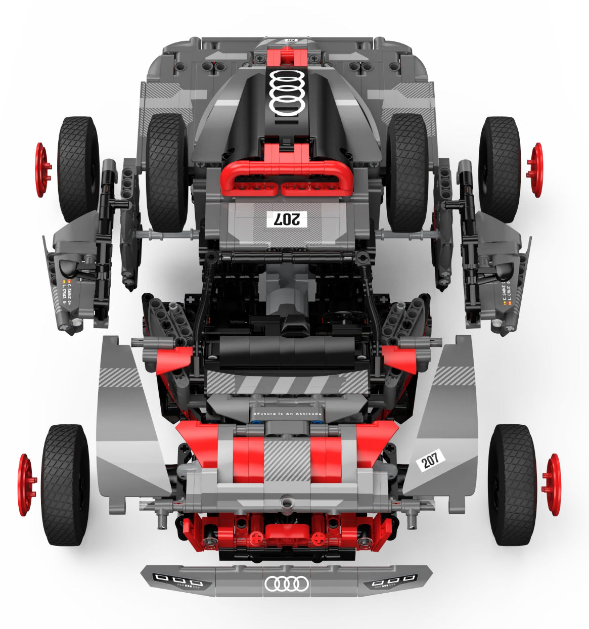 R/C 1:14 Audi RS Q e-tron Blocks 1046 pcs. RASTAR