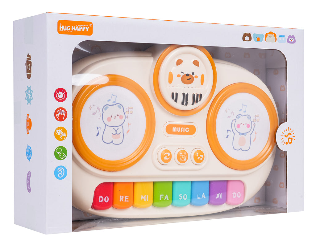 Keyboard + Touch Drums Teddy Bear