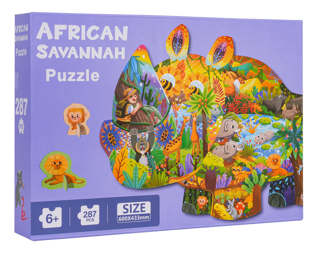 Puzzle Set 287pcs Safari