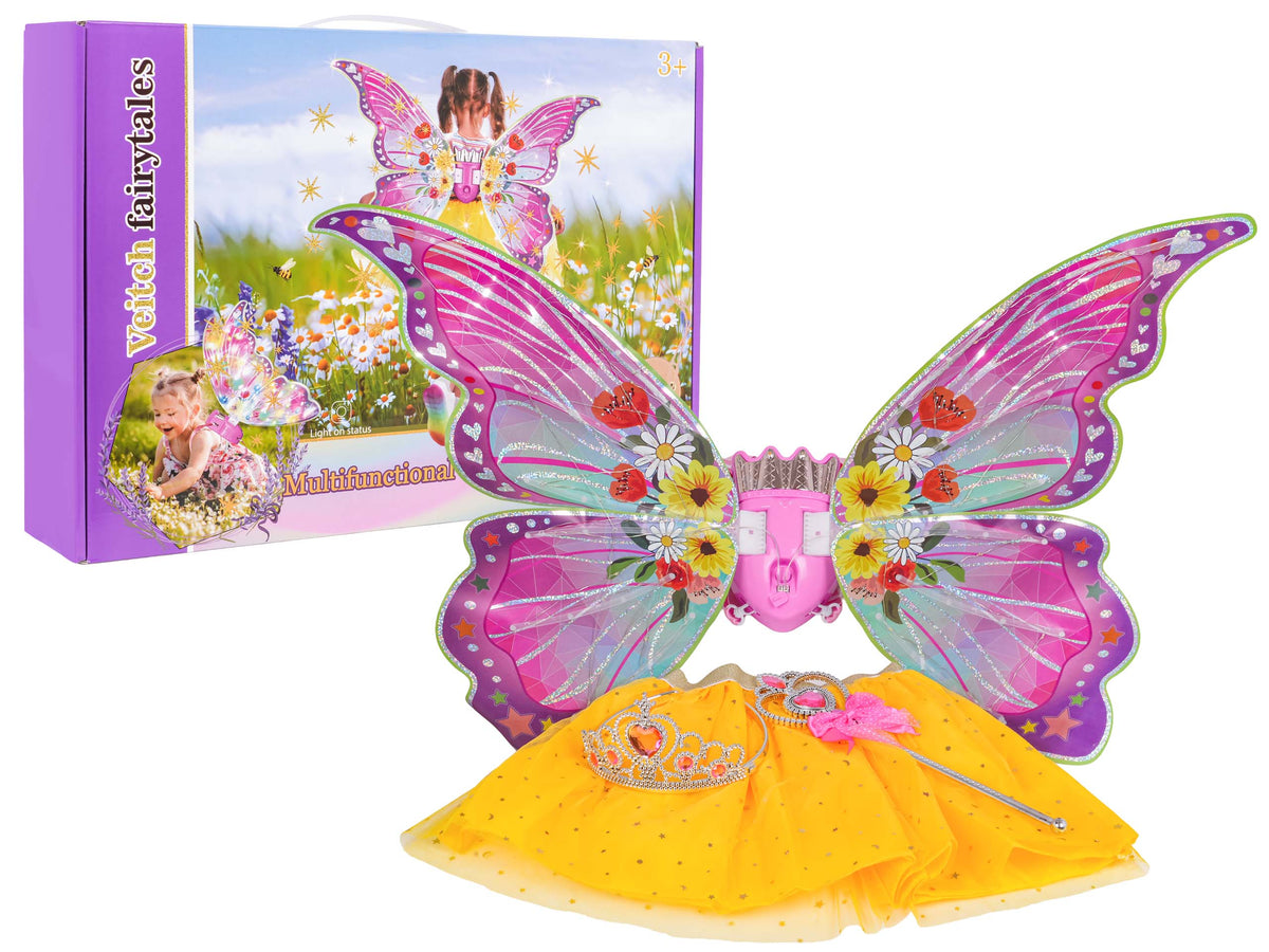 Butterfly Wings Set + Yellow Dress