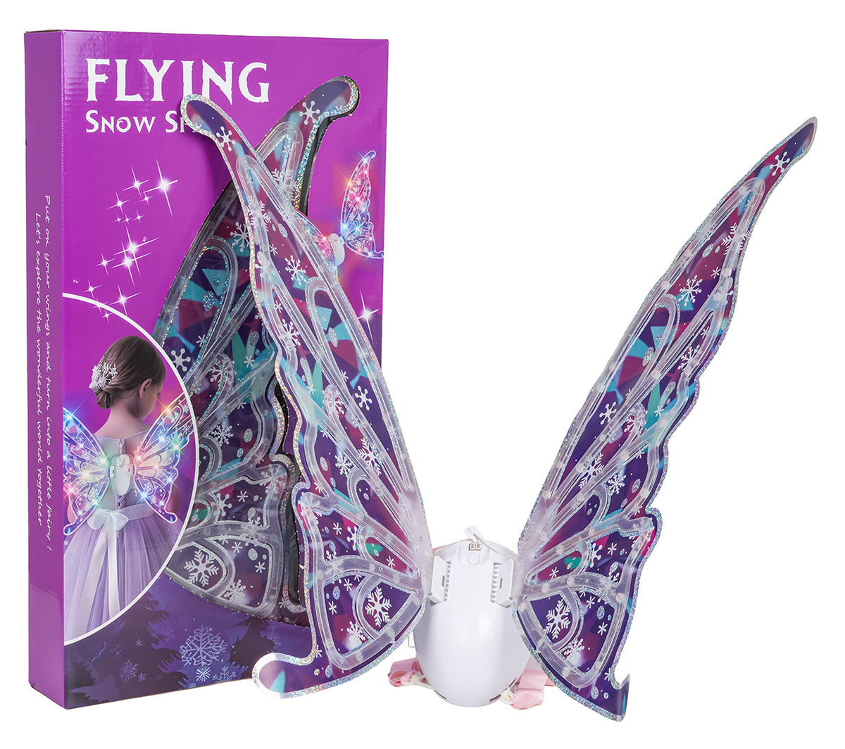 Illuminated Butterfly Wings with Music