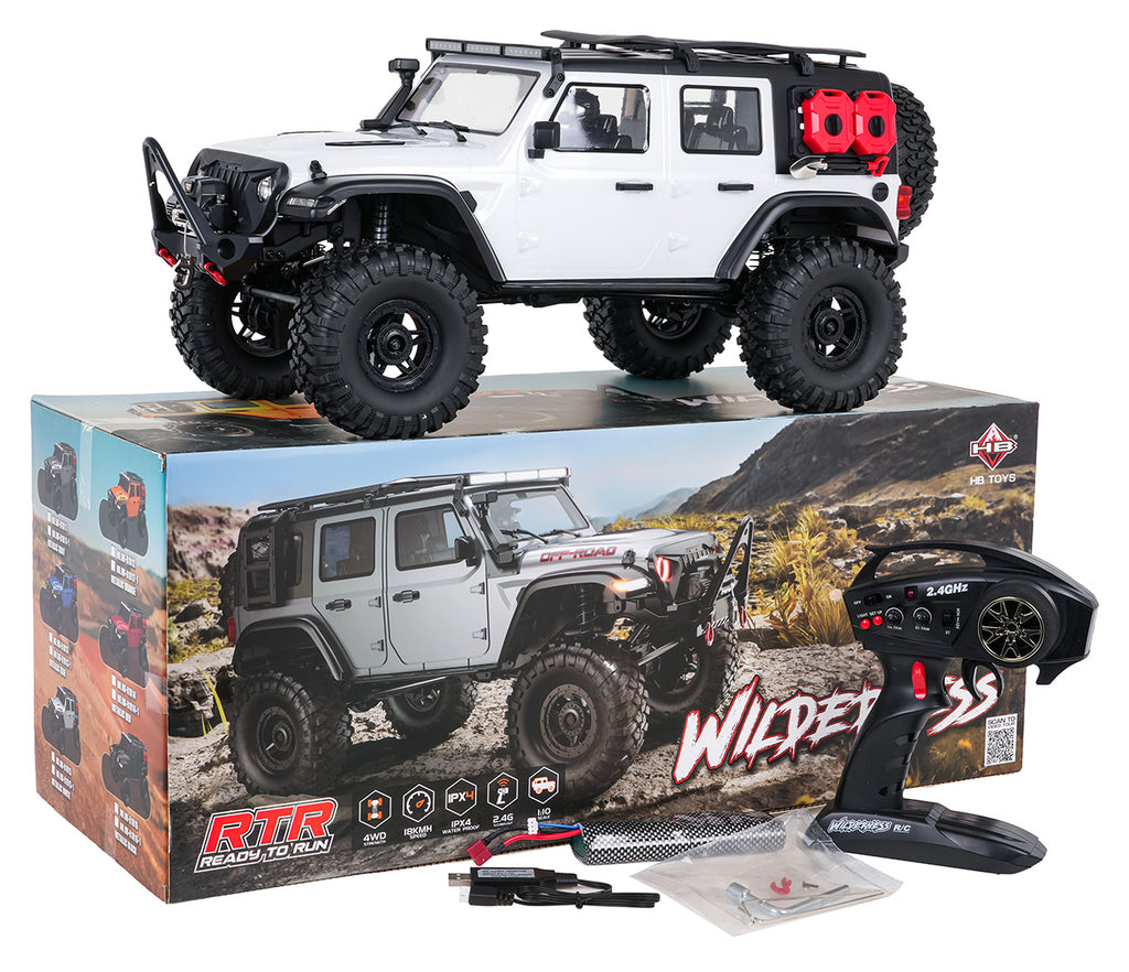 RC auto WILDERNESS RTR 1:10 – biele