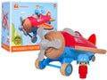 Wooden Airplane Red