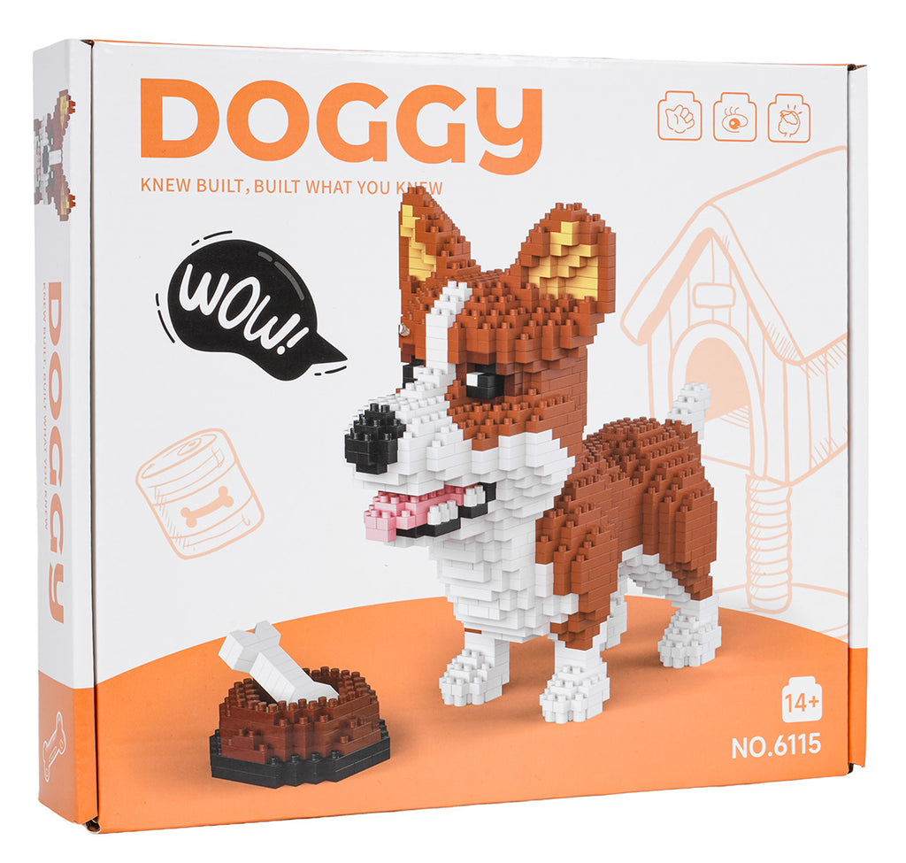 Welsh Corgi 1200 piece building set