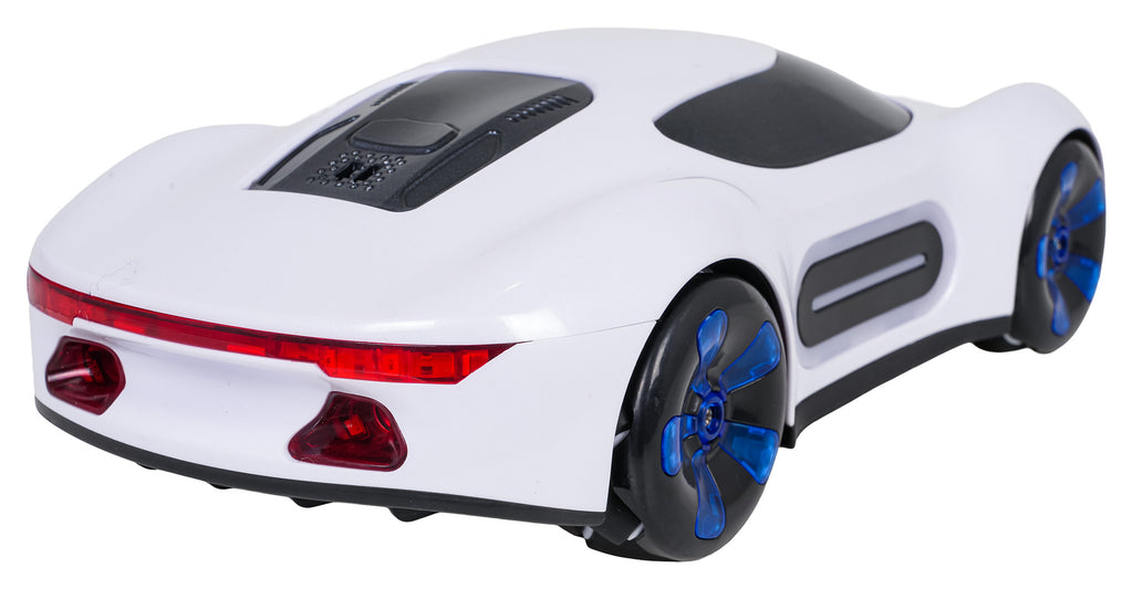 Vehicle with Smoke Function Controlled by Remote Control and Watch White