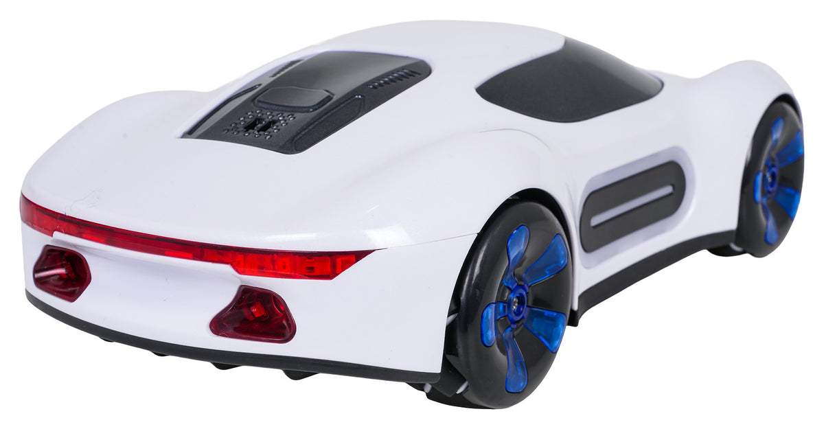Vehicle with Smoke Function Controlled by Remote Control and Watch White