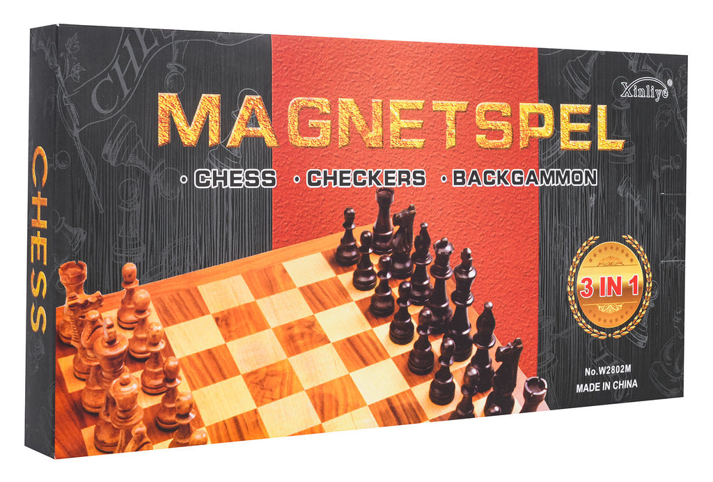 Wooden Game Set 3in1