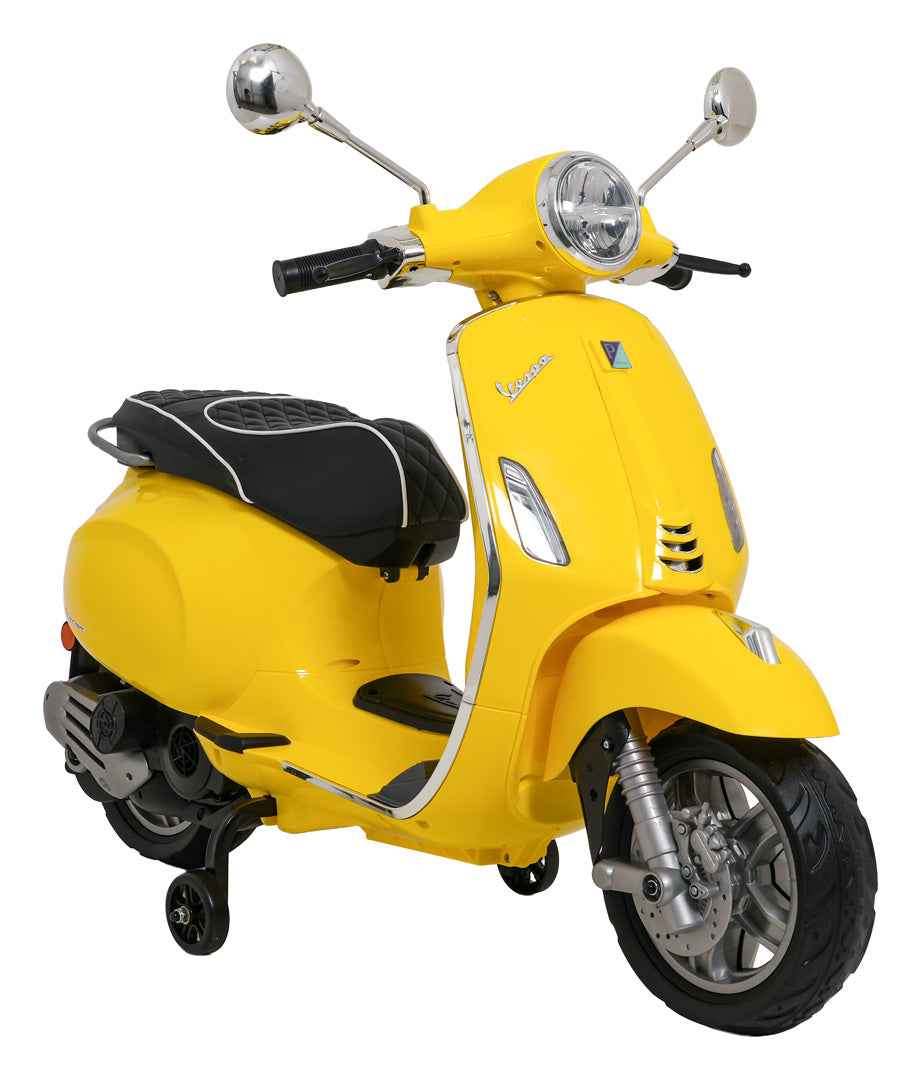 Elektrická motorka Vespa ROMA žltá
