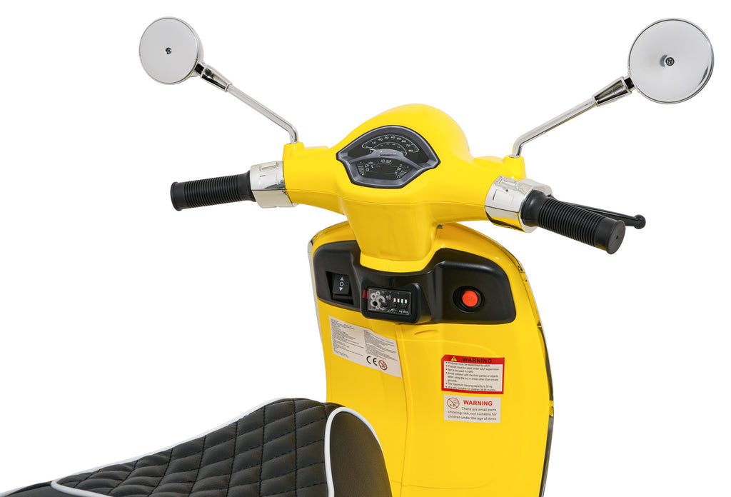 Vehicle Scooter Vespa ROMA Yellow