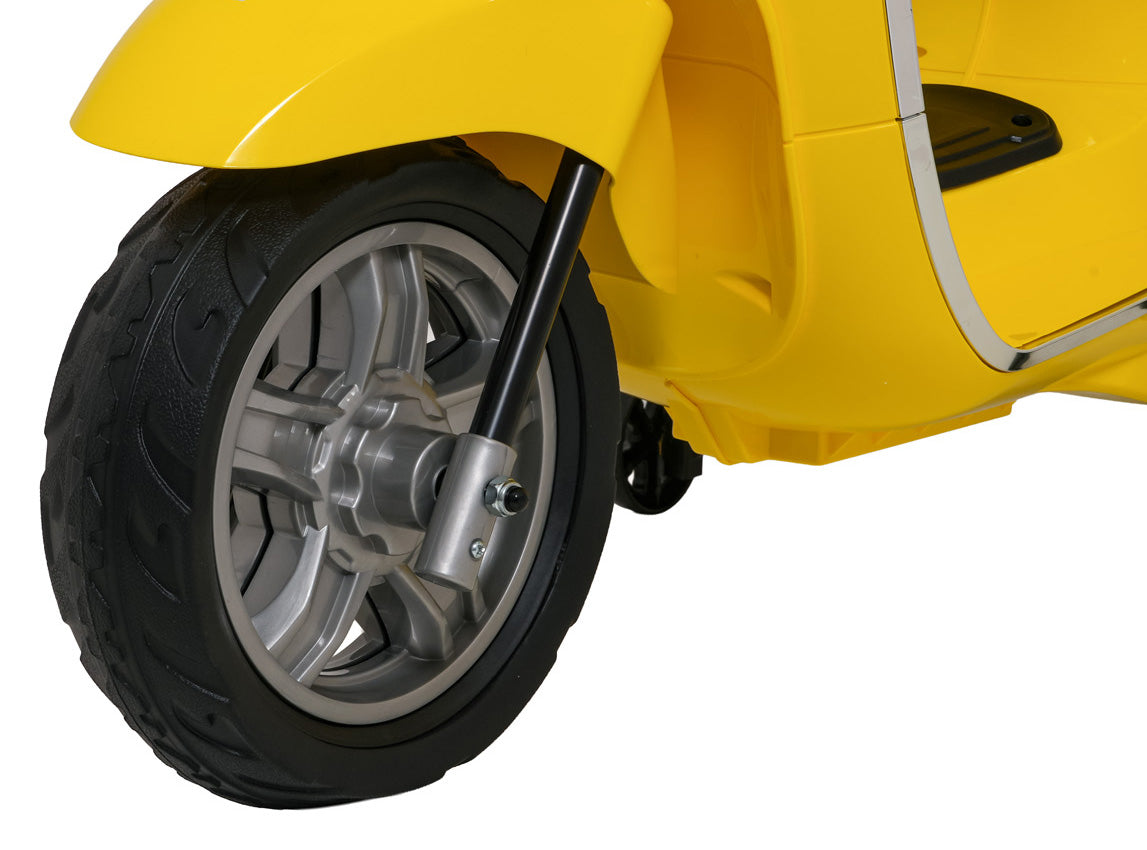 Elektrická motorka Vespa ROMA žltá