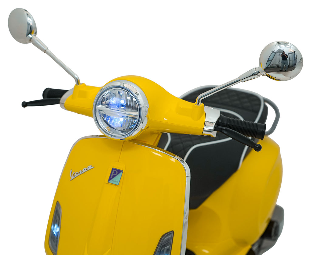 Elektrická motorka Vespa ROMA žltá