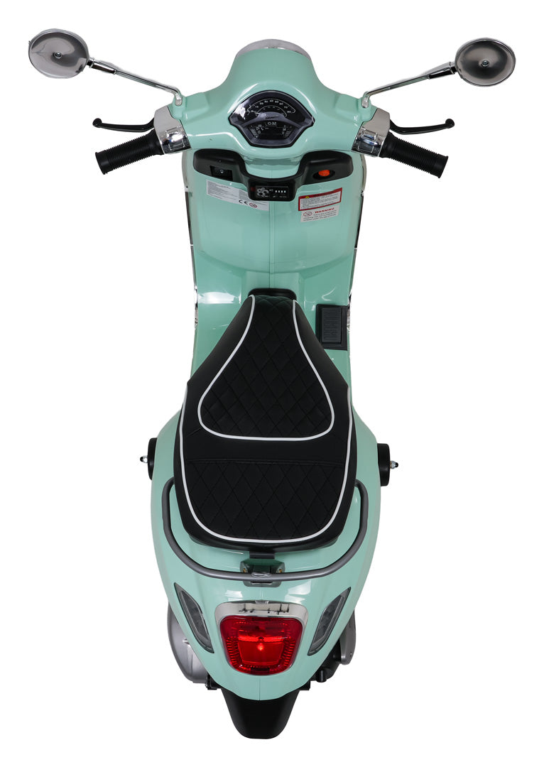 Elektrická motorka Vespa ROMA zelená
