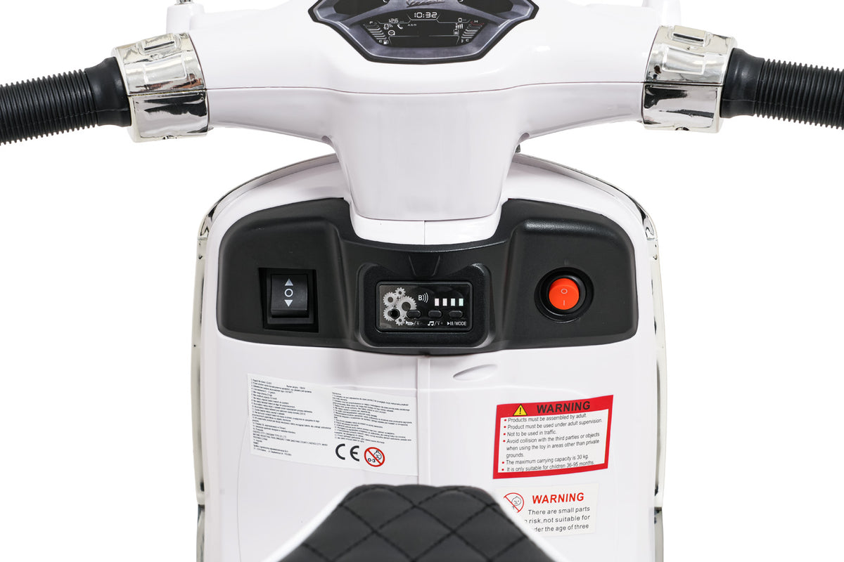 Vehicle Scooter Vespa ROMA White