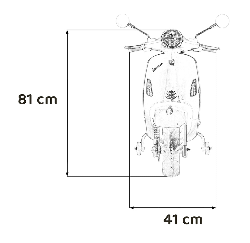 Vehicle Scooter Vespa ROMA White