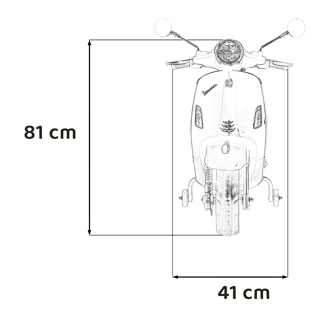 Vehicle Scooter Vespa ROMA White