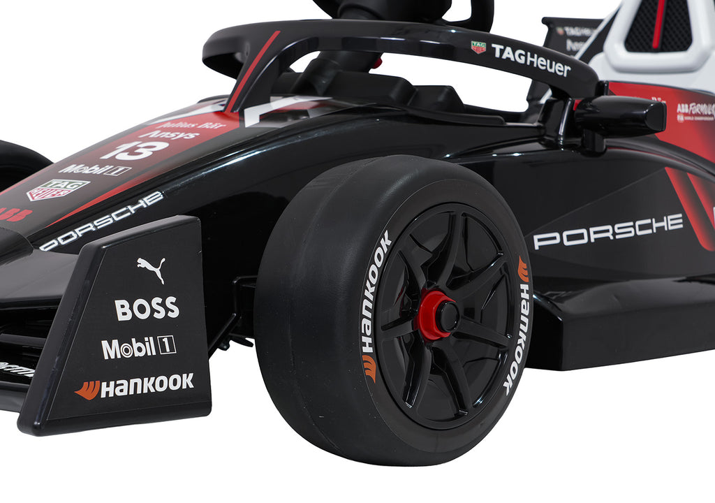 Elektrické autíčko Formula E Porsche červená
