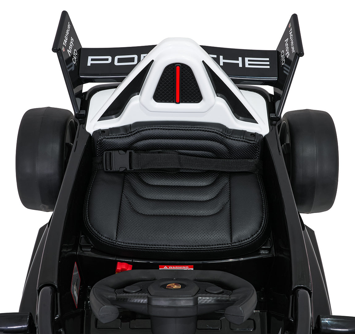 Elektrické autíčko Formula E Porsche červená