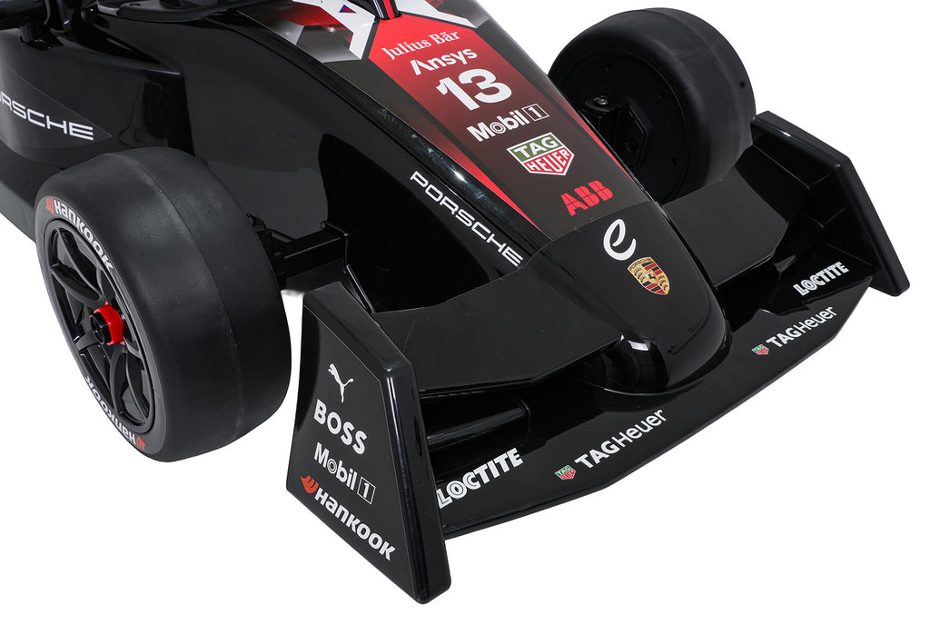 Elektrické autíčko Formula E Porsche červená