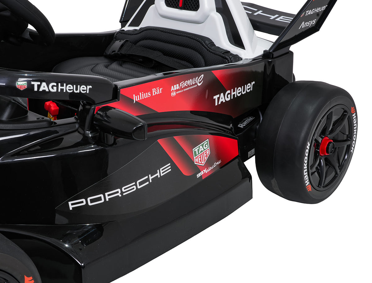 Elektrické autíčko Formula E Porsche červená