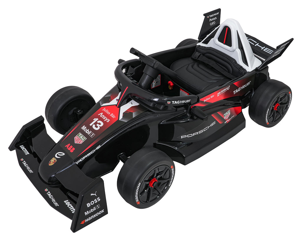 Elektrické autíčko Formula E Porsche červená