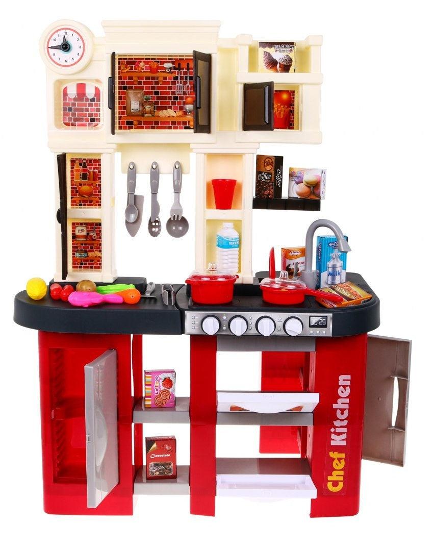 Kitchen with fridge