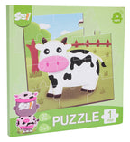 Magnetické puzzle Zvieratká s knihou – fotografia 8