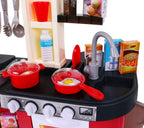Kitchen with fridge