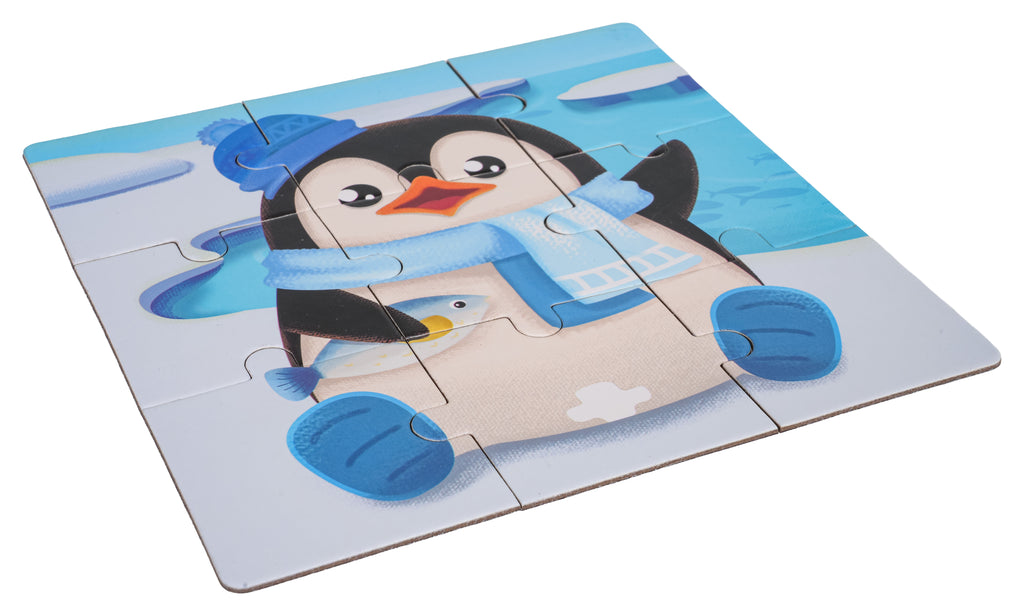 Magnetické puzzle Zvieratká s knihou – fotografia 4